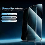 REMAX GL-45 För iPhone 13 Pro Max Anti-spion Skärmskydd 0,4 mm Tjock Aluminium-Silicon Glas Heltäckande Sekretessfilm
