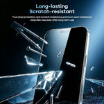 REMAX GL-45 För iPhone 13 Pro Max Anti-spion Skärmskydd 0,4 mm Tjock Aluminium-Silicon Glas Heltäckande Sekretessfilm