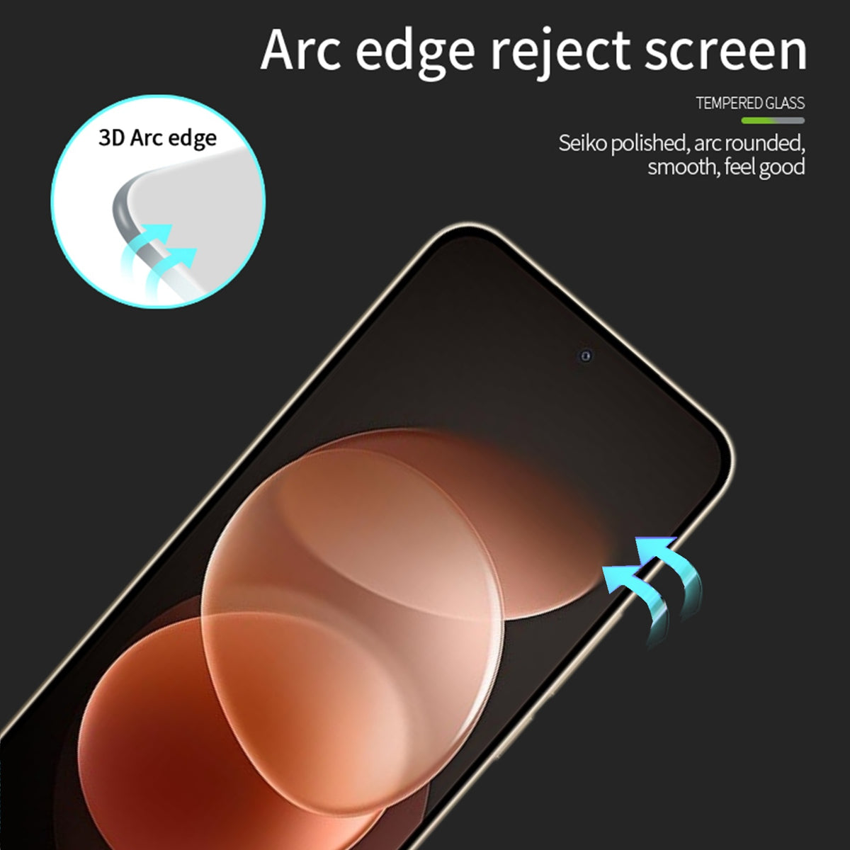 MOFI for Xiaomi Redmi Note 17 Pro 5G Screen Protector  9H 3D Curved Full Glue Full Coverage Tempered Glass Film
