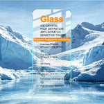 IMAK fuldskærmsbeskyttelse til OnePlus 15R 5G / OnePlus Ace 6T 5G, Ice Crystal-hærdet glasfilm med støvfrit monteringsværktøj (fingeraftrykslåsning)