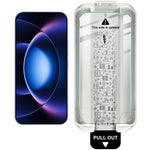 IMAK hærdet glasbeskyttelse til fuld skærm på Xiaomi 17 Max med iskrystal og støvfri monteringsanordning (fingeraftrykslås)