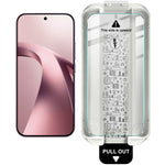 IMAK hærdet glas med fuldskærmsbeskyttelse til Xiaomi 17T Pro, med iskrystaldesign og støvfri installationsværktøj (fingeraftrykslåsning)