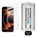 IMAK til Xiaomi 17 Ultra fra Leica / Xiaomi 17 Ultra 5G fulddækkende skærmbeskyttelse i iskystal-hærdet glasfilm med støvfri monteringsværktøj (fingeraftrykslås)