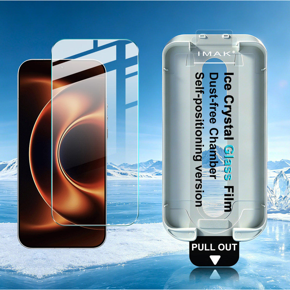 IMAK til Xiaomi 17 Ultra fra Leica / Xiaomi 17 Ultra 5G fulddækkende skærmbeskyttelse i iskystal-hærdet glasfilm med støvfri monteringsværktøj (fingeraftrykslås)