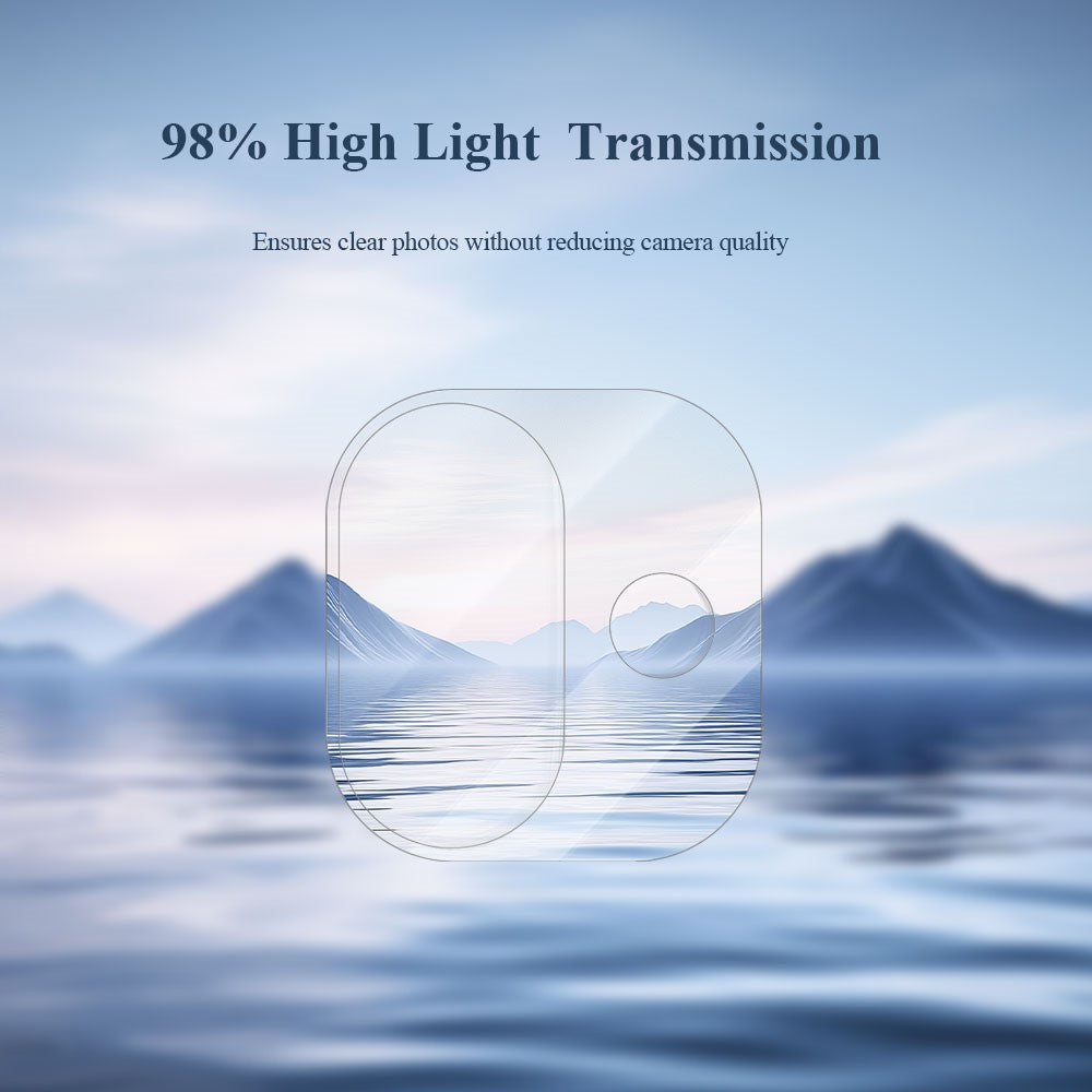 LEREACH kameralinsebeskyttelse til Xiaomi Redmi Note 17 4G (Global) / Note 17 5G (Global) / Note 17 (Indien/Kina) 5G, 3D fulddækkende hærdet glas-akryl-linsefilm i ét stykke
