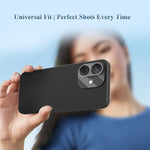LEREACH kameralinsebeskyttelse til Xiaomi Redmi Note 17 4G (Global) / Note 17 5G (Global) / Note 17 (Indien/Kina) 5G, 3D fulddækkende hærdet glas-akryl-linsefilm i ét stykke