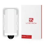 LEREACH til Xiaomi Redmi Note 17 4G (Global) / Note 17 5G (Global), hærdet glas-skærmbeskytter til hele skærmen, anti-fingeraftryksfilm med støvfrit monteringsværktøj