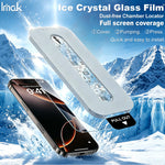 IMAK for Samsung Galaxy S25+ / Galaxy S25 Edge / Galaxy S24+ Full Screen Protector Ice Crystal Tempered Glass Film with Dust-free Installation Tool (Fingerprint Unlock)