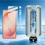 IMAK 3 hærdede glasbeskyttere til Samsung Galaxy S26 Ultra med iskystalmønster og støvfri monteringsværktøj (fingeraftrykslås)
