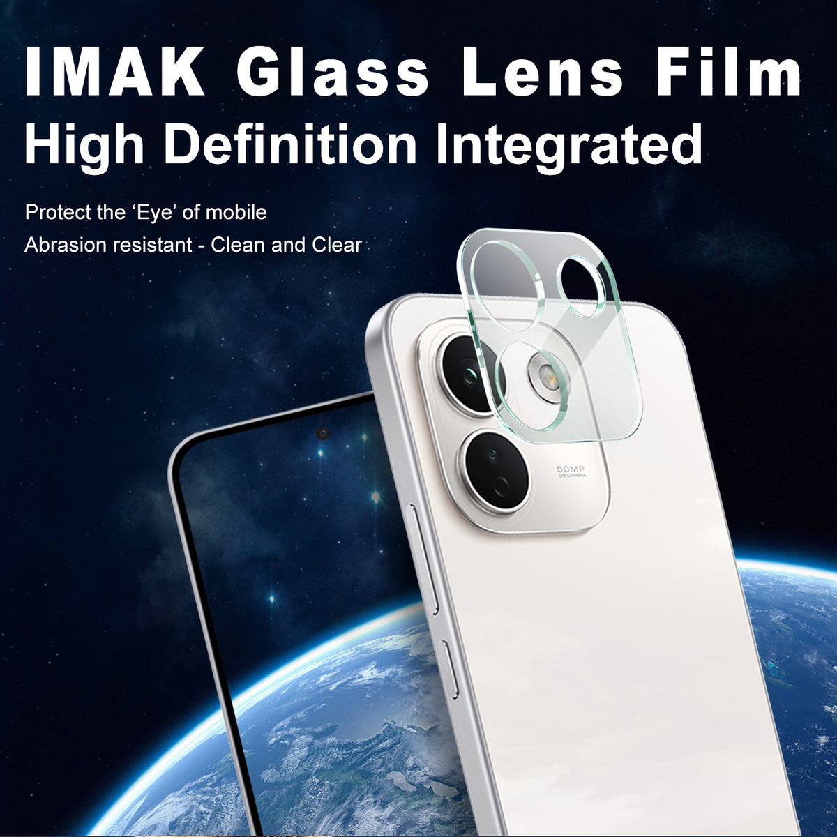 IMAK för Xiaomi Redmi Note 17 Pro Max 5G Härdat Glas Heltäckande Kameralinsskydd + Akryllinsskydd