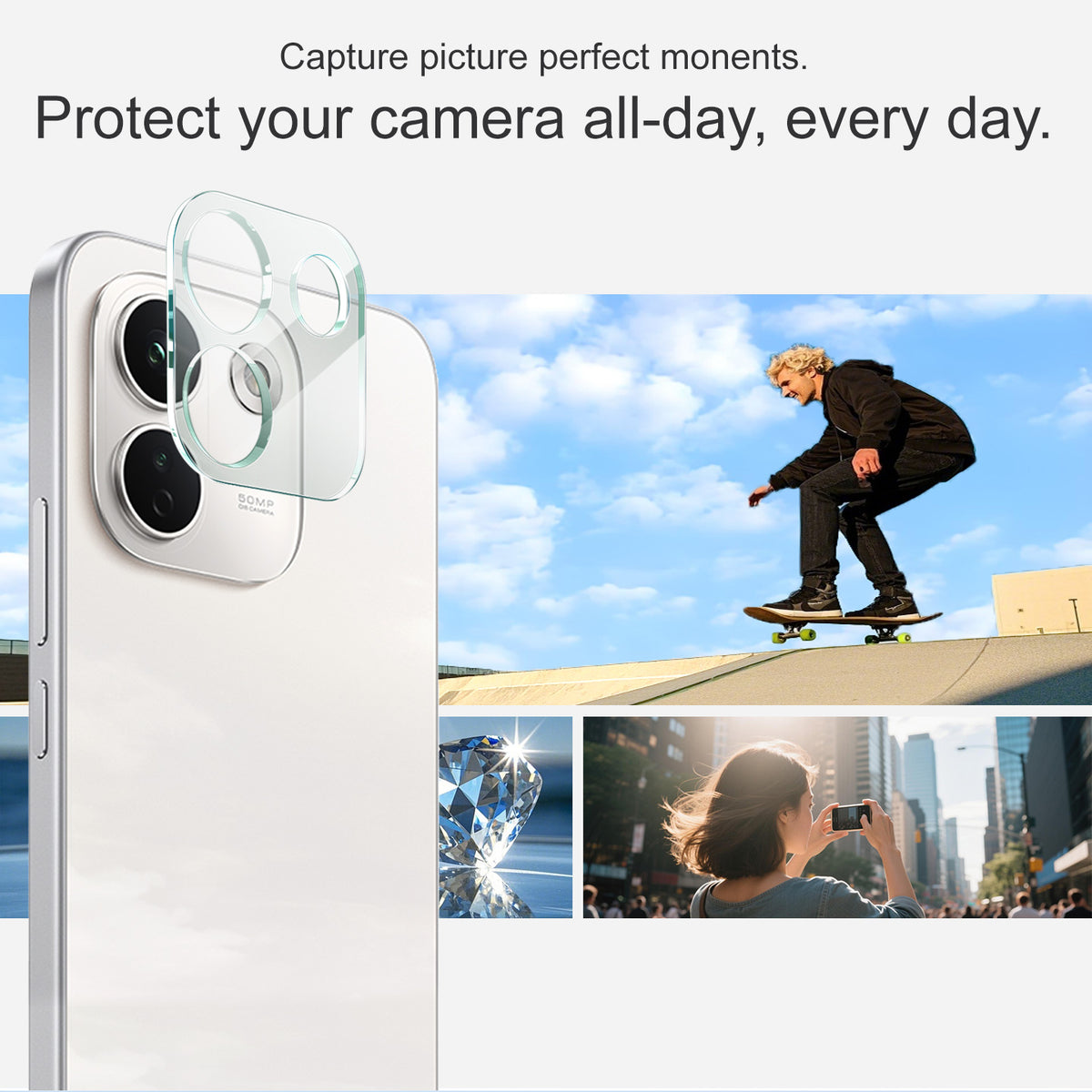 IMAK för Xiaomi Redmi Note 17 Pro Max 5G Härdat Glas Heltäckande Kameralinsskydd + Akryllinsskydd