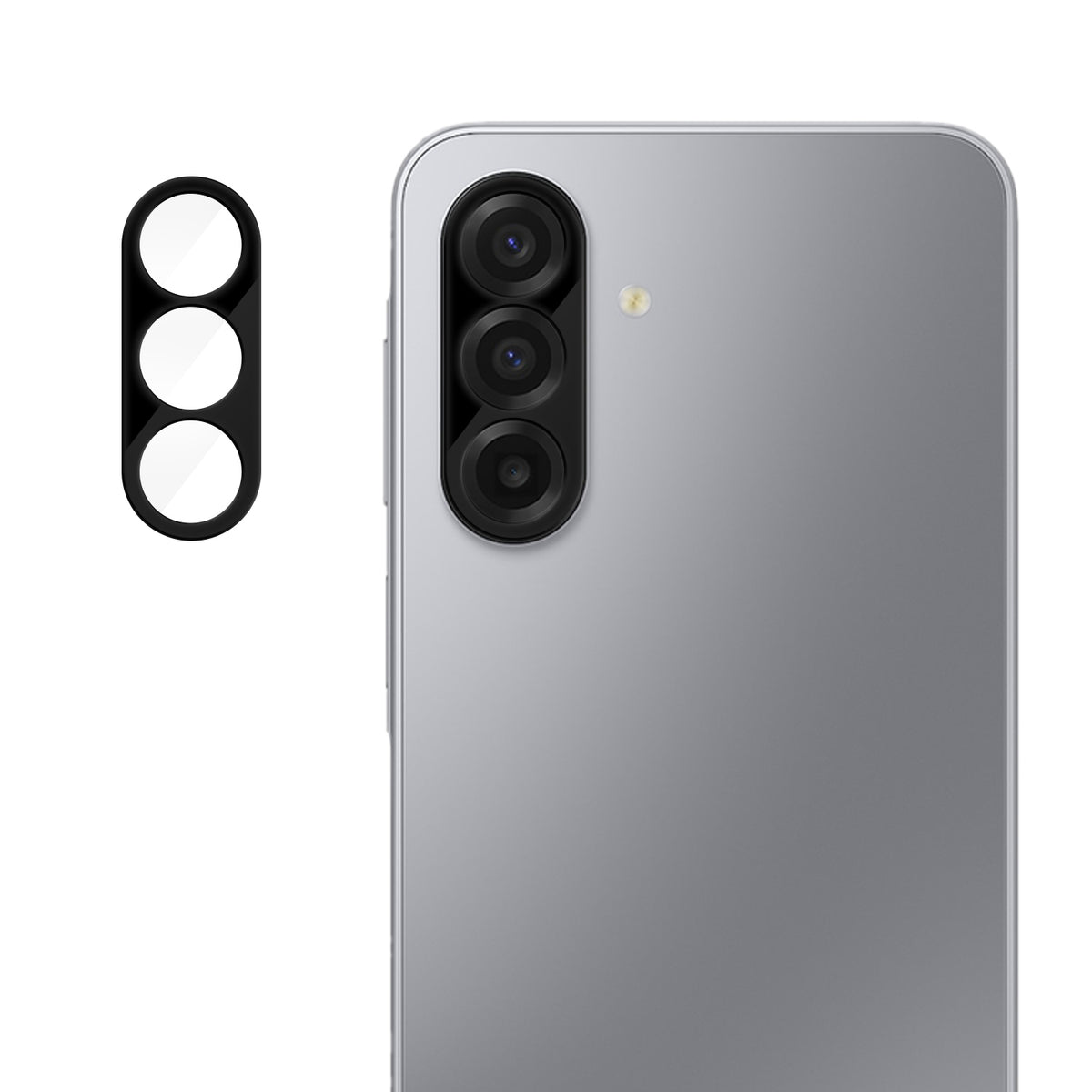 Samsung Galaxy A18 5G / Galaxy A18 4G Heltäckande Kameralinsskydd Silkestryck HD Anti-fingeravtryck AR Härdat Glas Linsfilm
