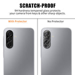 Samsung Galaxy A18 5G / Galaxy A18 4G Heltäckande Kameralinsskydd Silkestryck HD Anti-fingeravtryck AR Härdat Glas Linsfilm