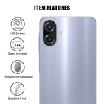 Samsung Galaxy A08 4G / Galaxy A08 5G-fuldt dækkende kameralinsebeskyttelse, silketryk, HD, fingeraftryksafvisende AR-hærdet glaslinsefilm