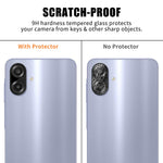 Samsung Galaxy A08 4G / Galaxy A08 5G-fuldt dækkende kameralinsebeskyttelse, silketryk, HD, fingeraftryksafvisende AR-hærdet glaslinsefilm