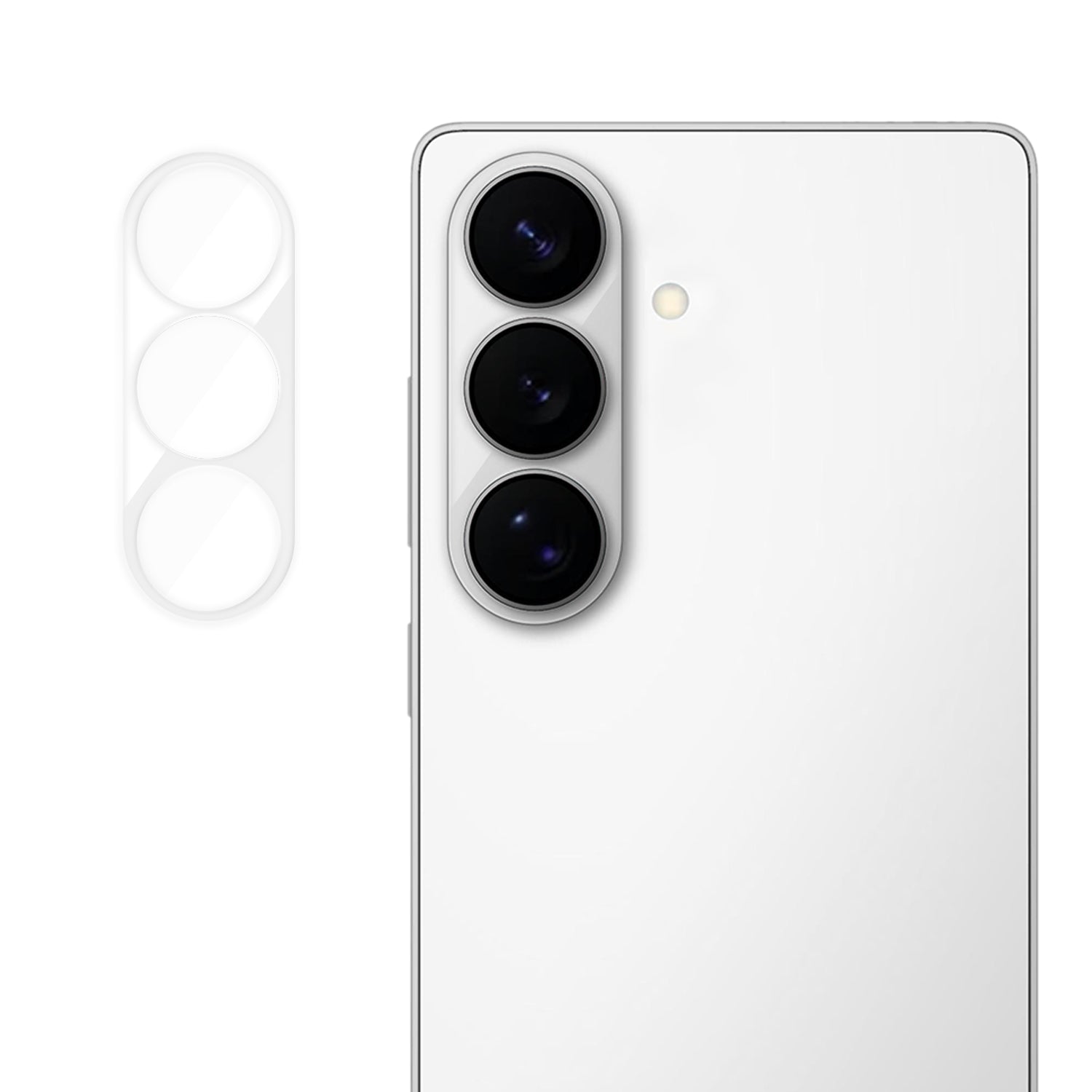 Samsung Galaxy S26 FE Heltäckande Kameralinsskydd Högupplöst Anti-Fingeravtryck AR Härdat Glas Linsfilm