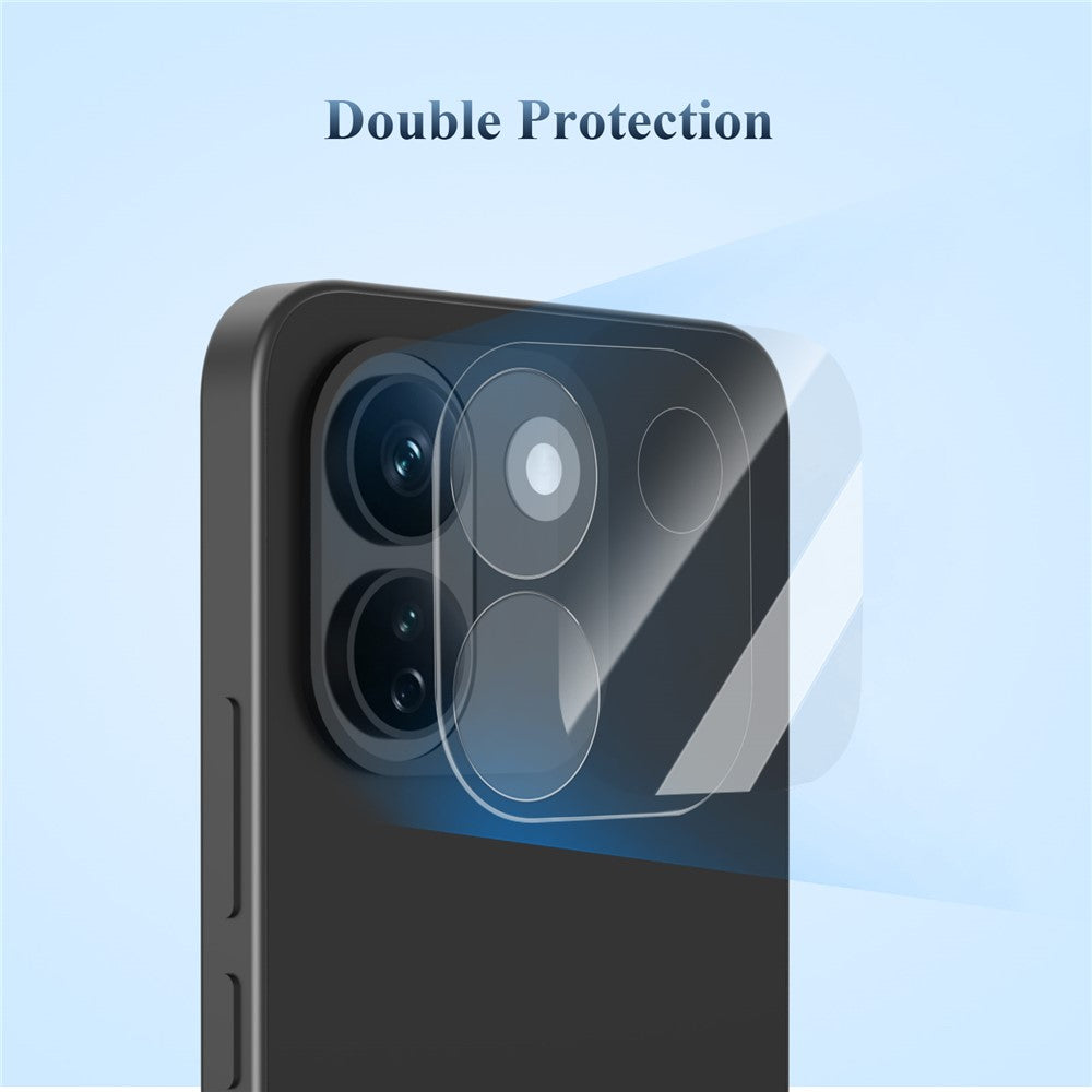 LEREACH för Xiaomi Redmi Note 17 Pro Max 5G Kameralinsskydd 3D Heltäckande Härdat Glas Akryl Linsfilm I Ett Stycke