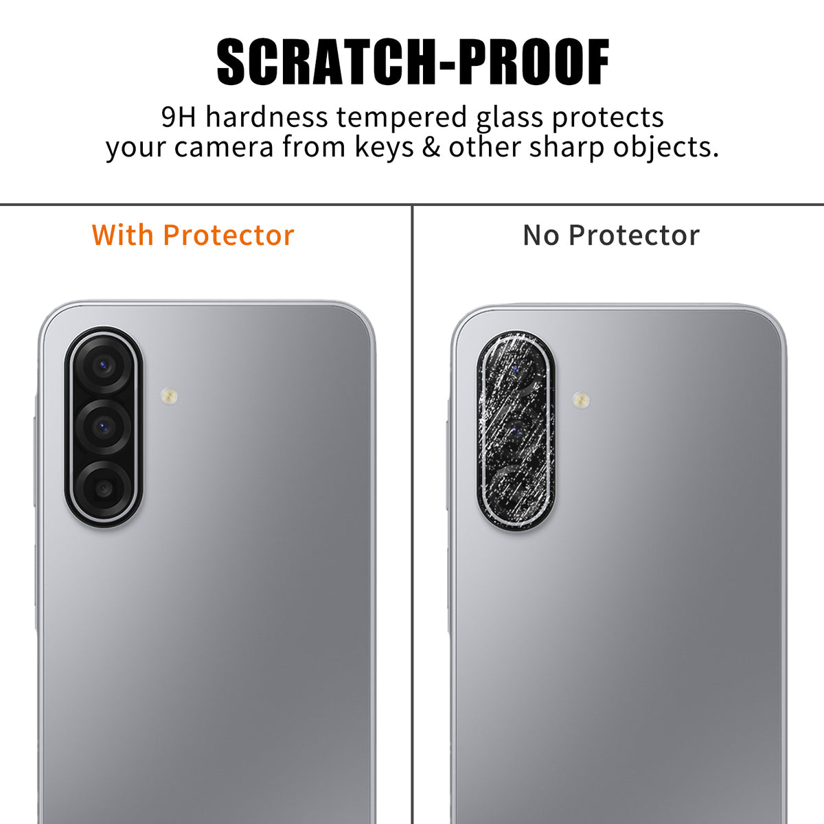 Samsung Galaxy A18 5G / Galaxy A18 4G Heltäckande Kameralinsskydd HD Anti-Fingeravtryck AR Härdat Glas Linsfilm