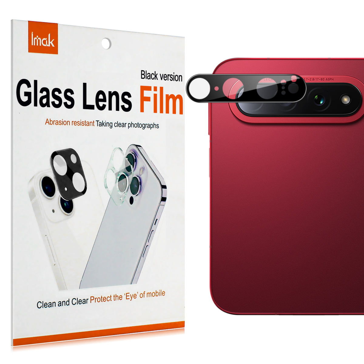 IMAK kameralinsebeskytter til Xiaomi 18 Fold, hærdet glas, HD-gennemsigtig heldækkende linsefilm