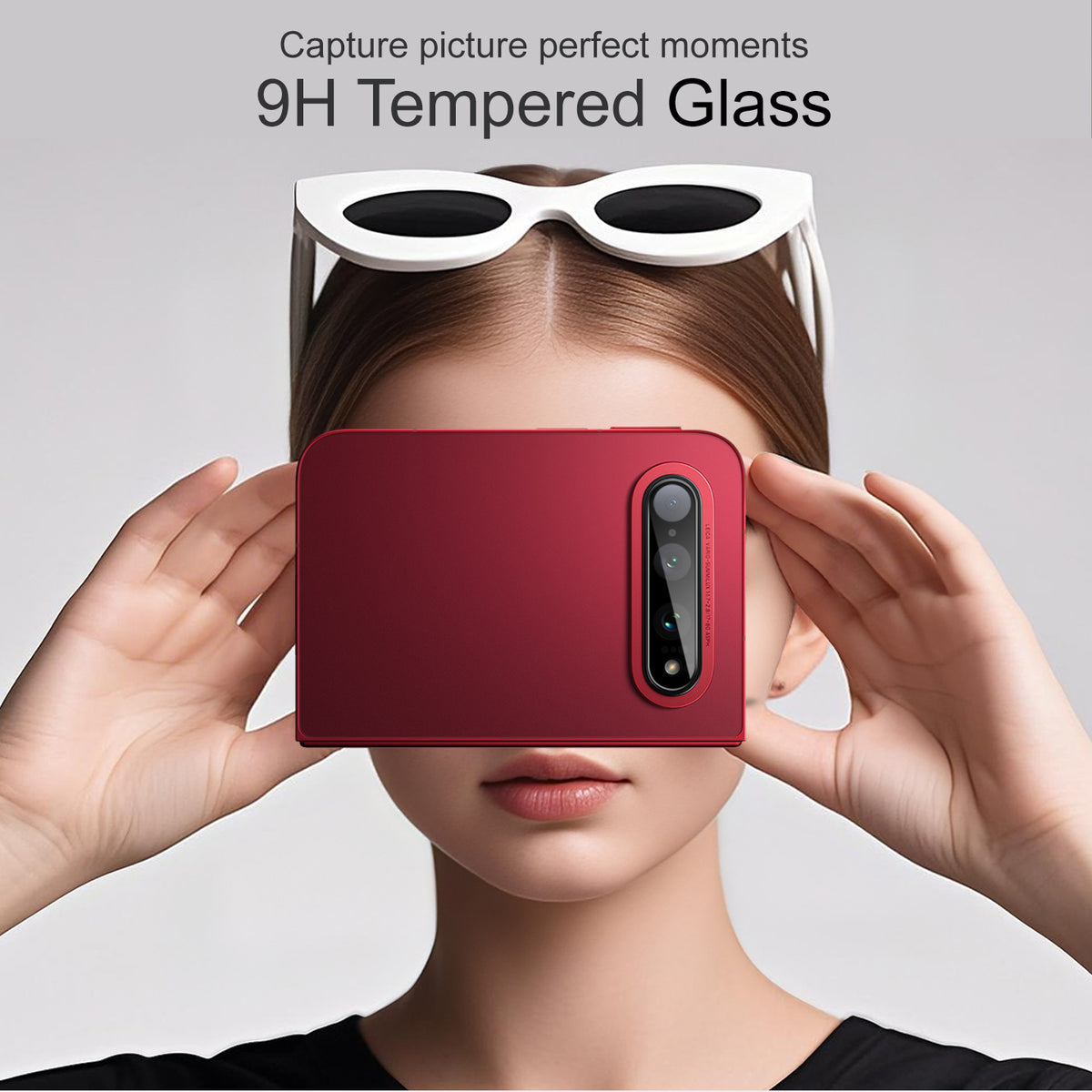 IMAK kameralinsebeskytter til Xiaomi 18 Fold, hærdet glas, HD-gennemsigtig heldækkende linsefilm