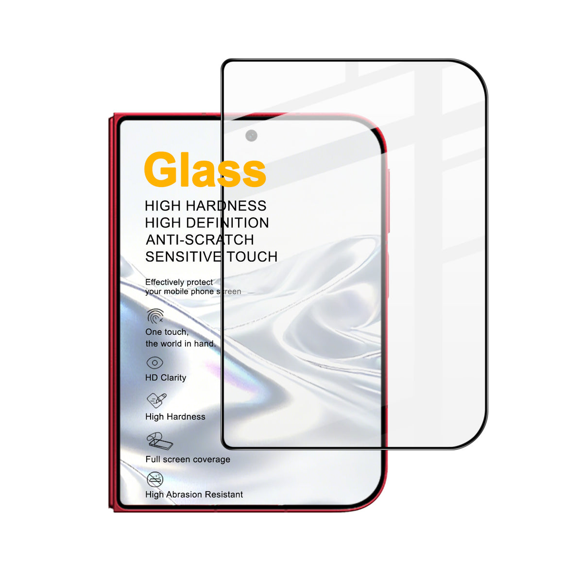 IMAK for Xiaomi 18 Fold Pro+ Series HD Tempered Glass Full Screen Protector Sensitive Touch Film