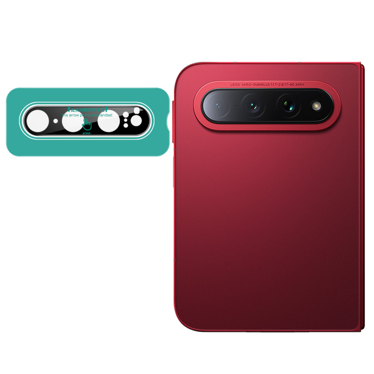 IMAK for Xiaomi 18 Fold Tempered Glass Full Cover Camera Lens Protector with Self Positioning Frame