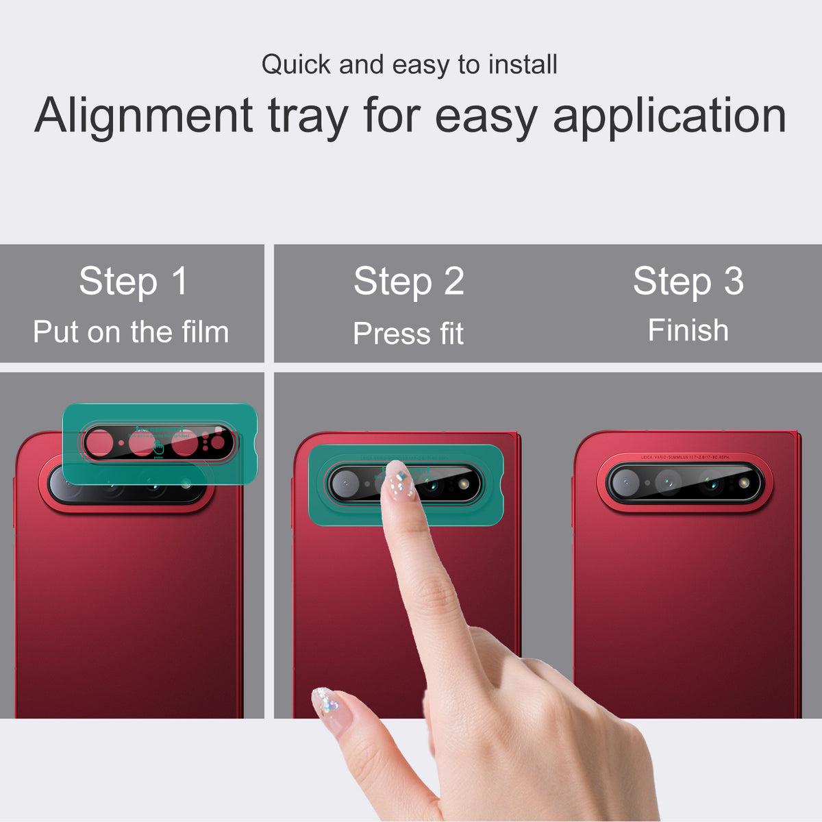 IMAK for Xiaomi 18 Fold Tempered Glass Full Cover Camera Lens Protector with Self Positioning Frame