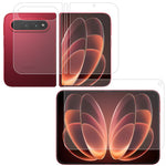 1 Set For Xiaomi 18 Fold Screen Protector Inside + Front + Back Cover Clear TPU Film