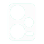 2Pcs  /  Set For Xiaomi Redmi Note 12 Pro+ 5G 3D Arc Edge Camera Lens Protector Full Coverage Tempered Glass Clear Rear Lens Film