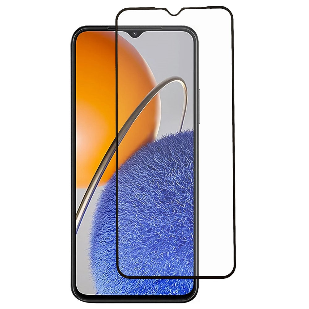 Härdat glasskärmskydd för Huawei nova Y61 4G med silkscreentryck, ultraklart skärmskydd med heltäckande lim