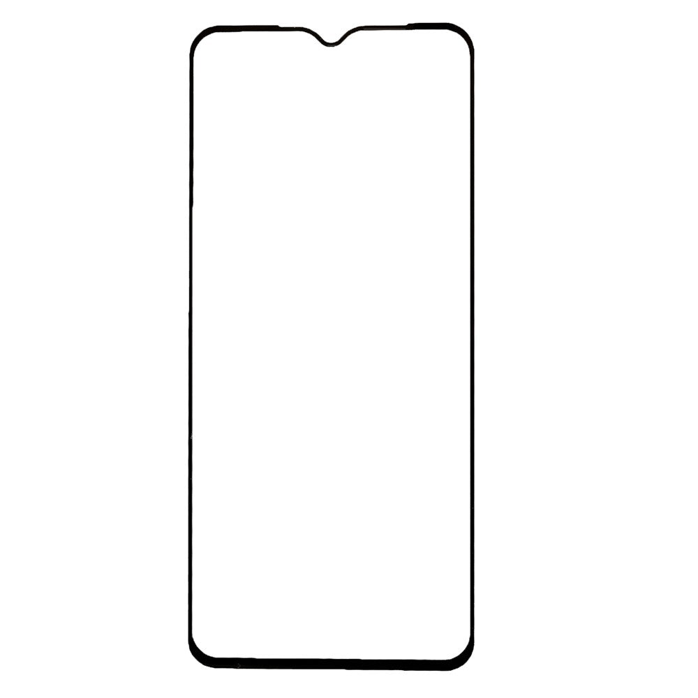 For Samsung Galaxy A04e 4G / F04 4G / M04 4G Silk Printing Full Screen Protector Black Edge Full Glue Tempered Glass Film