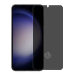 NORTHJO A++ til Samsung Galaxy S22 5G / S23 anti-spion-hærdet glasfilm, ultraklar 2.5D 0.3 mm skærmbeskyttelse, understøtter fingeraftrykslåsning