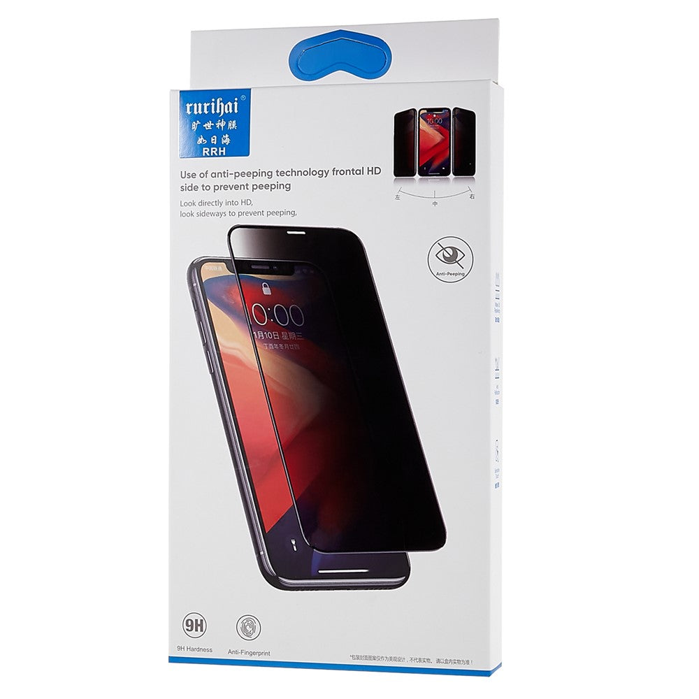 RURIHAI For Honor V40 5G / Huawei nova 8 Pro 5G Anti-spy Tempered Glass Film 3D Curved Screen Protector