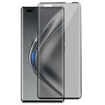 RURIHAI För Honor V40 5G / Huawei Nova 8 Pro 5G Anti-spionage Härdat Glas Film 3D Böjt Skärmskydd