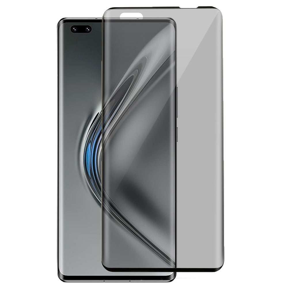 RURIHAI För Honor V40 5G / Huawei Nova 8 Pro 5G Anti-spionage Härdat Glas Film 3D Böjt Skärmskydd