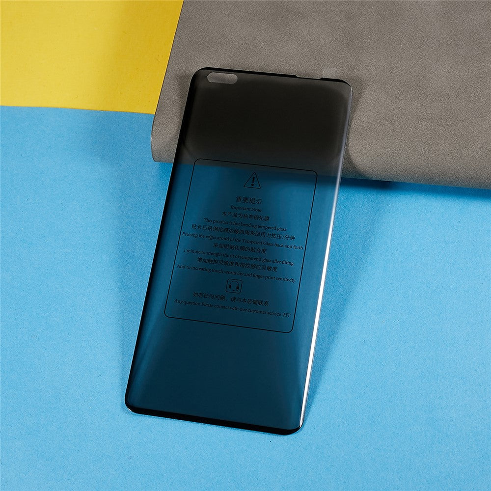 RURIHAI For Honor V40 5G / Huawei nova 8 Pro 5G Anti-spy Tempered Glass Film 3D Curved Screen Protector