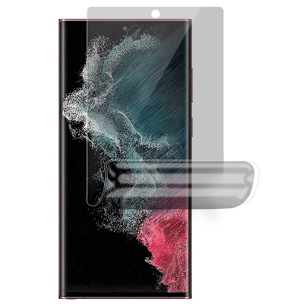 RURIHAI Full Screen Hydrogel Film for Samsung Galaxy S22 Ultra 5G , Anti-peeping TPU Screen Protector