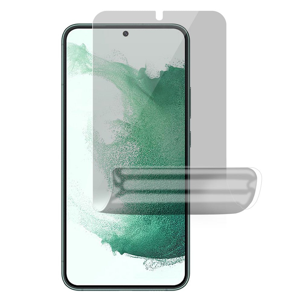 RURIHAI Soft Privacy Hydrogel Film för Samsung Galaxy S22+ 5G / S23+, TPU Anti-Spy Skärmskydd