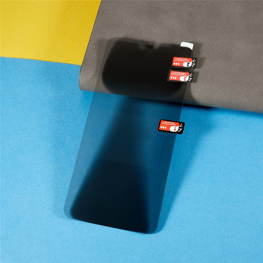 RURIHAI Soft Privacy Hydrogel Film för Samsung Galaxy S22+ 5G / S23+, TPU Anti-Spy Skärmskydd