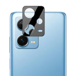IMAK Rear Camera Lens Protector For Xiaomi Redmi Note 12 Pro+ 5G / Note 12 Explorer 5G / Note 12 Trendy Edition , Tempered Glass Lens Film+Acrylic Lens Cap (Black Version)