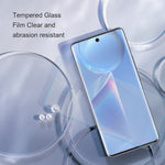 AMORUS For Honor X8a 4G 2.5D Arc Edge Screen Protector Explosion-proof High Aluminum-silicon Glass Film
