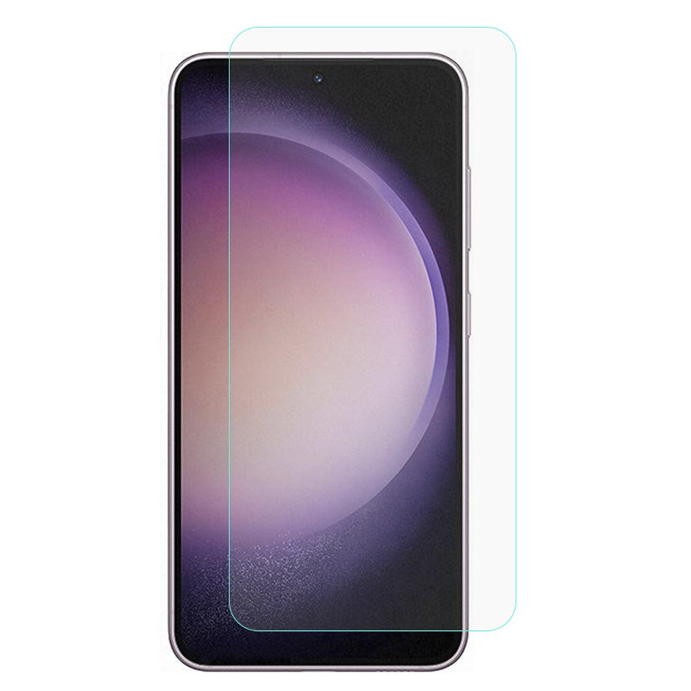 AMORUS För Samsung Galaxy S22 5G / S23 2.5D Arc Edge Skärmskydd Hög Aluminium-Silicon Glas Reptålig Skärmfilm
