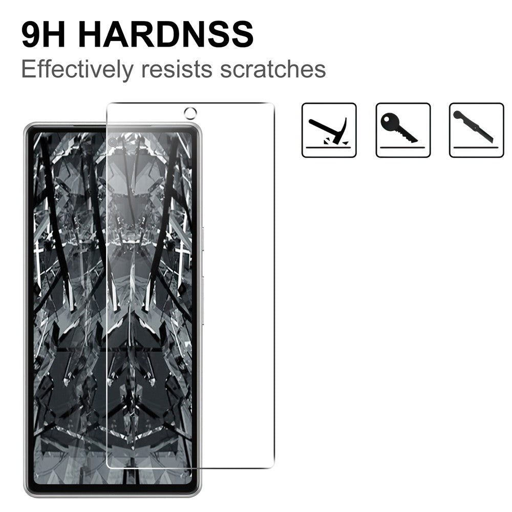 Anti-scratch HD Clear Tempered Glass Film For Google Pixel 7a Anti-explosion 2.5D Arc Edge Screen Protector