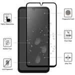 Sensitive Touch Screen Protector for Samsung Galaxy A34 5G , HD Clear Black Edge Full Glue Tempered Glass Film