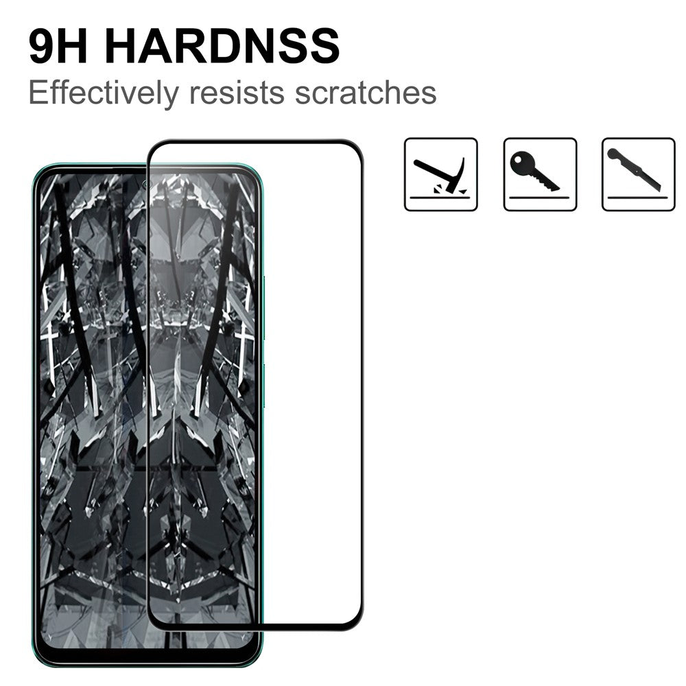 HD Anti-scratch Screen Protector for Xiaomi Poco X5 5G / Redmi Note 12 5G (China) / (India) / (Global) , Full Glue Tempered Glass Film