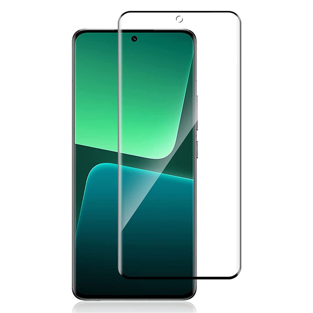 Xiaomi 13 Pro 5G fuldskærmsbeskyttelse, 3D-buet med lim på siderne, eksplosionssikker, antirefleksbehandlet hærdet glasfilm