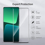 For Xiaomi 13 Pro 5G Full Screen Protector 3D Curved Side Glue Anti-explosion Anti-glare Tempered Glass Film