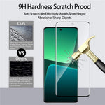 Xiaomi 13 Pro 5G fuldskærmsbeskyttelse, 3D-buet med lim på siderne, eksplosionssikker, antirefleksbehandlet hærdet glasfilm