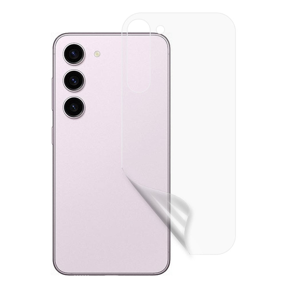 For Samsung Galaxy S22+ 5G / S23+ Soft TPU Mobile Phone Backside Film Anti-Dust Phone Back Protector Cover