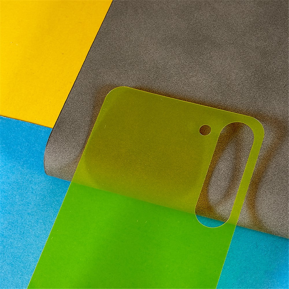 For Samsung Galaxy S22+ 5G / S23+ Soft TPU Mobile Phone Backside Film Anti-Dust Phone Back Protector Cover